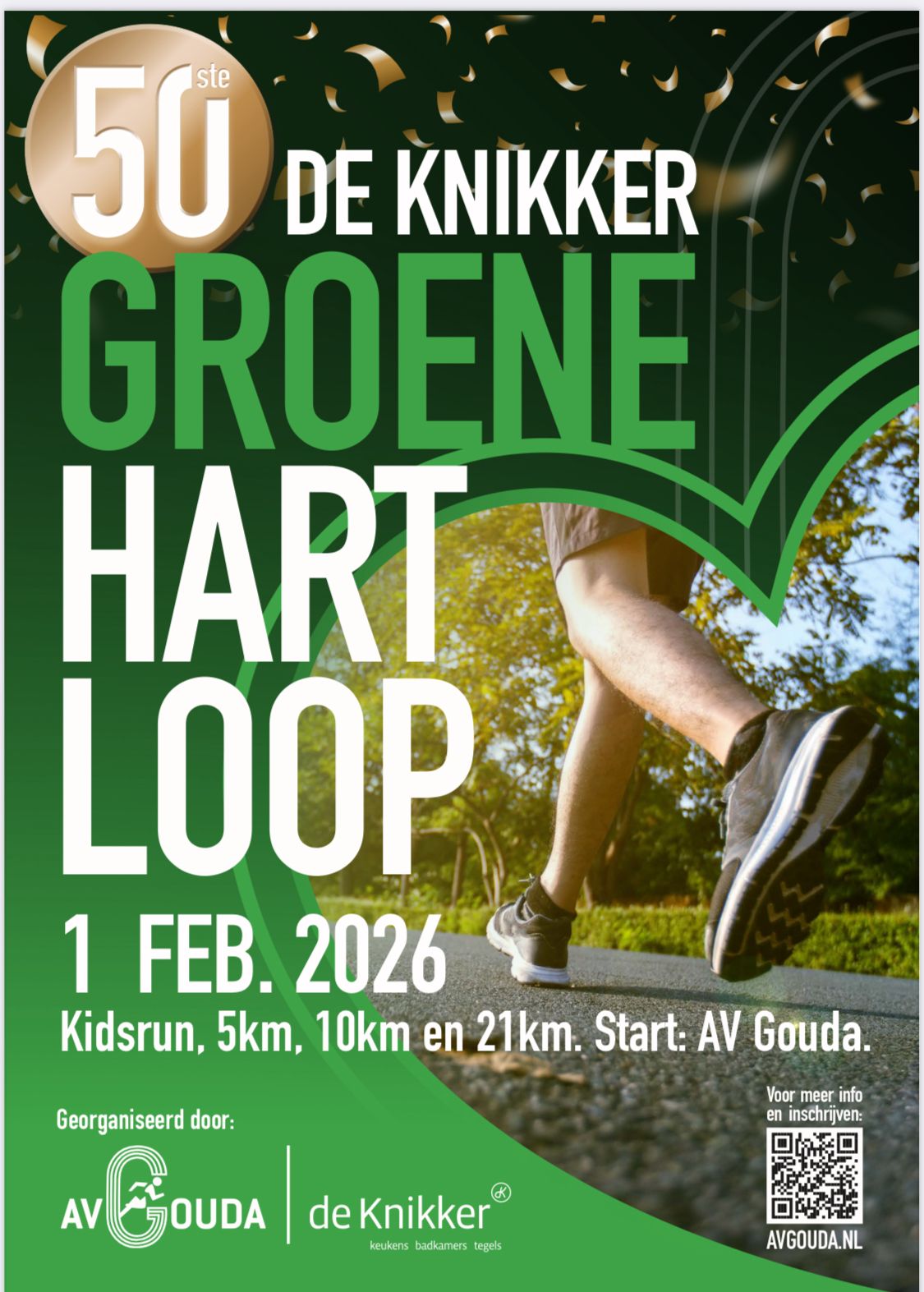 Inschrijving De Knikker Groenehartloop 2026 geopend