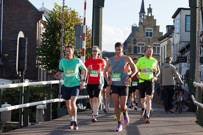 AV Gouda-atleten bij Halve Marathon Gouda