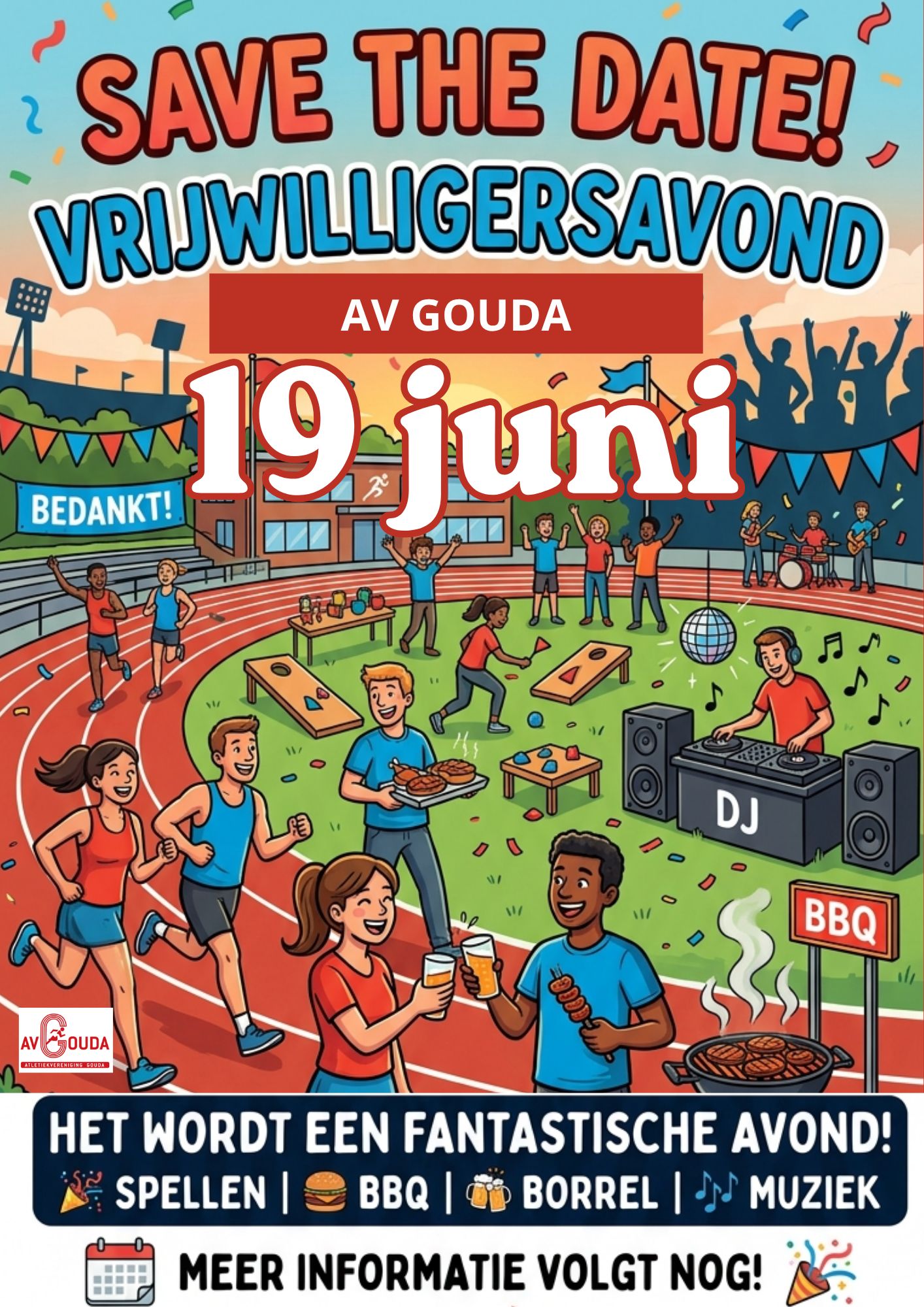 Save the date: vrijwilligersavond 19 juni